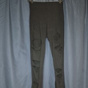 Torrid Black Ripped Leggings